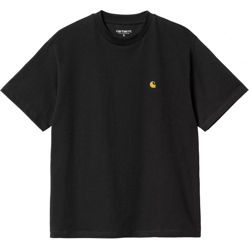 TRIKO CARHARTT WIP Chase S/S WMS - černá - L