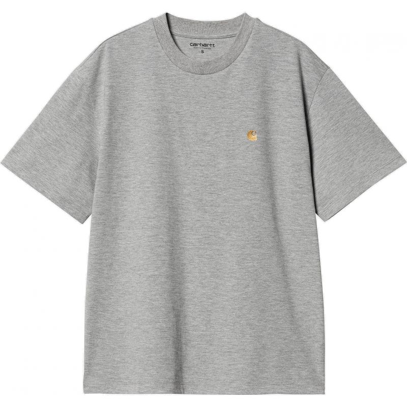 TRIKO CARHARTT WIP Chase S/S WMS - šedá - M