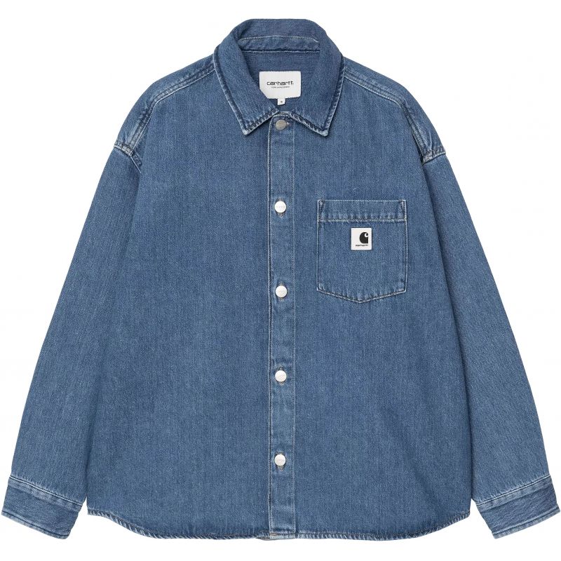 KOŠILE CARHARTT WIP Alta Jacket L/S WMS - modrá - XS