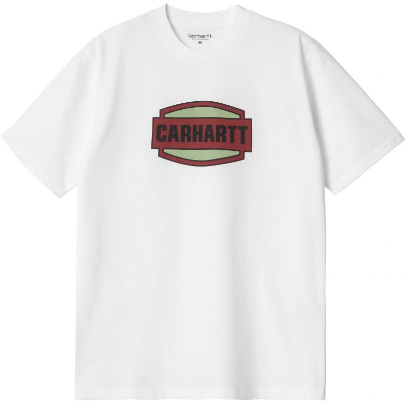 TRIKO CARHARTT WIP Press Script S/S - bílá - S