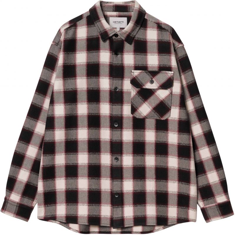 KOŠILE CARHARTT WIP Witten L/S - černá - L