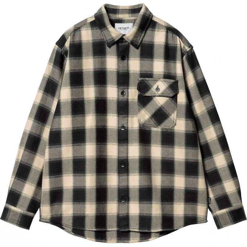 KOŠILE CARHARTT WIP Witten L/S - béžová - XL