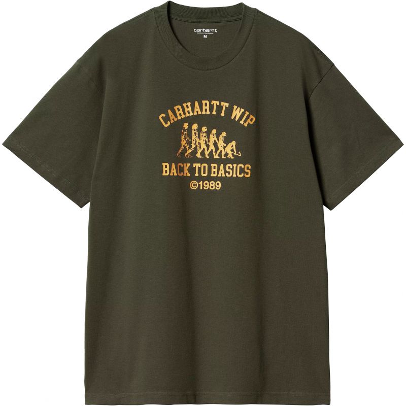 TRIKO CARHARTT WIP Basics S/S - zelená - L