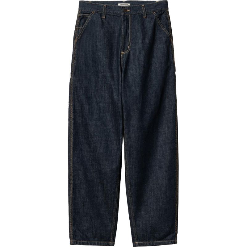 Fotografie KALHOTY CARHARTT WIP Brandon Single Knee - modrá - S
