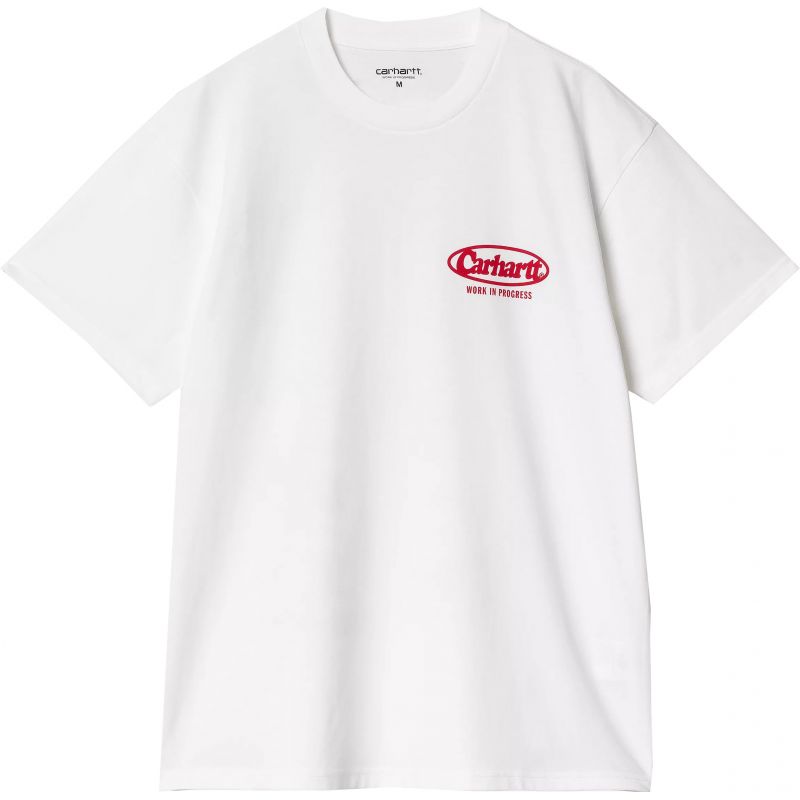 TRIKO CARHARTT WIP Logo S/S - bílá - S