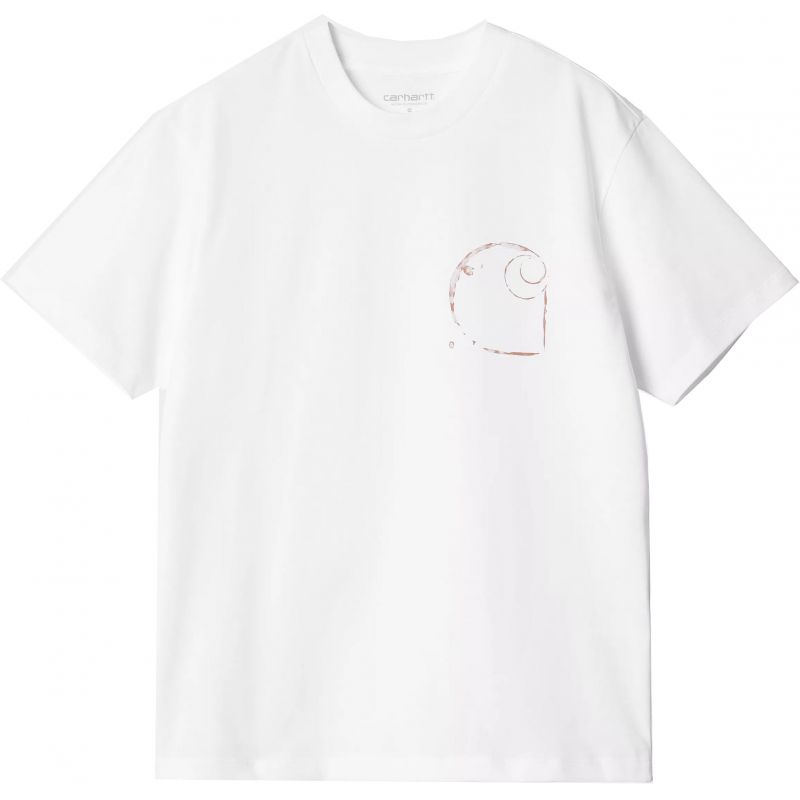 TRIKO CARHARTT WIP Java S/S WMS - bílá - XS