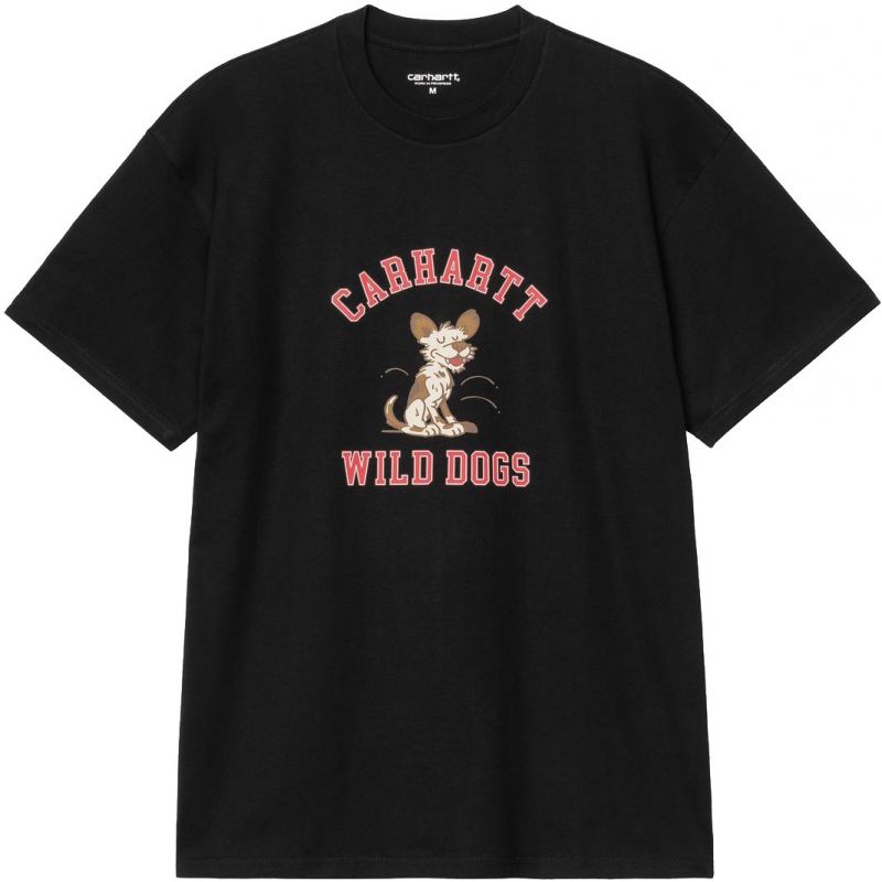 TRIKO CARHARTT WIP Wild Dog S/S - černá - L