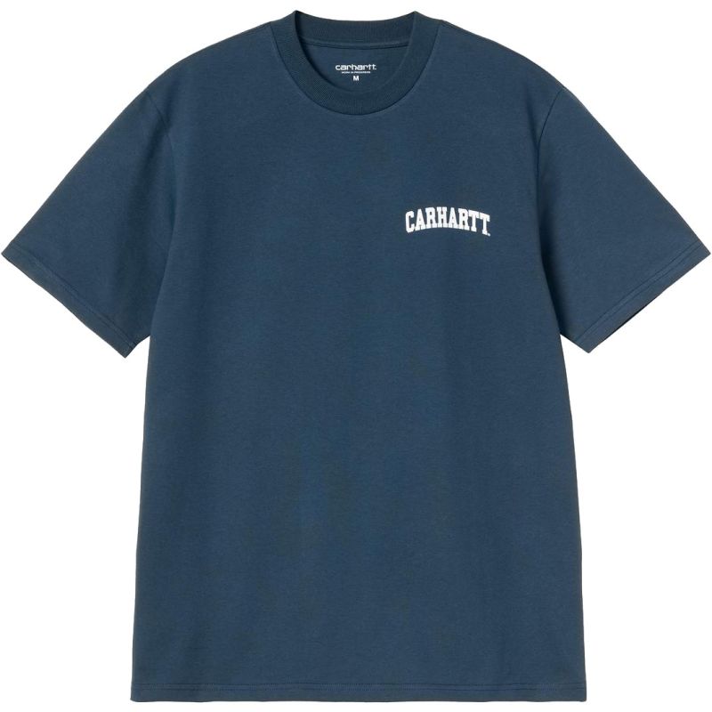 TRIKO CARHARTT WIP University Script S/S - modrá - L