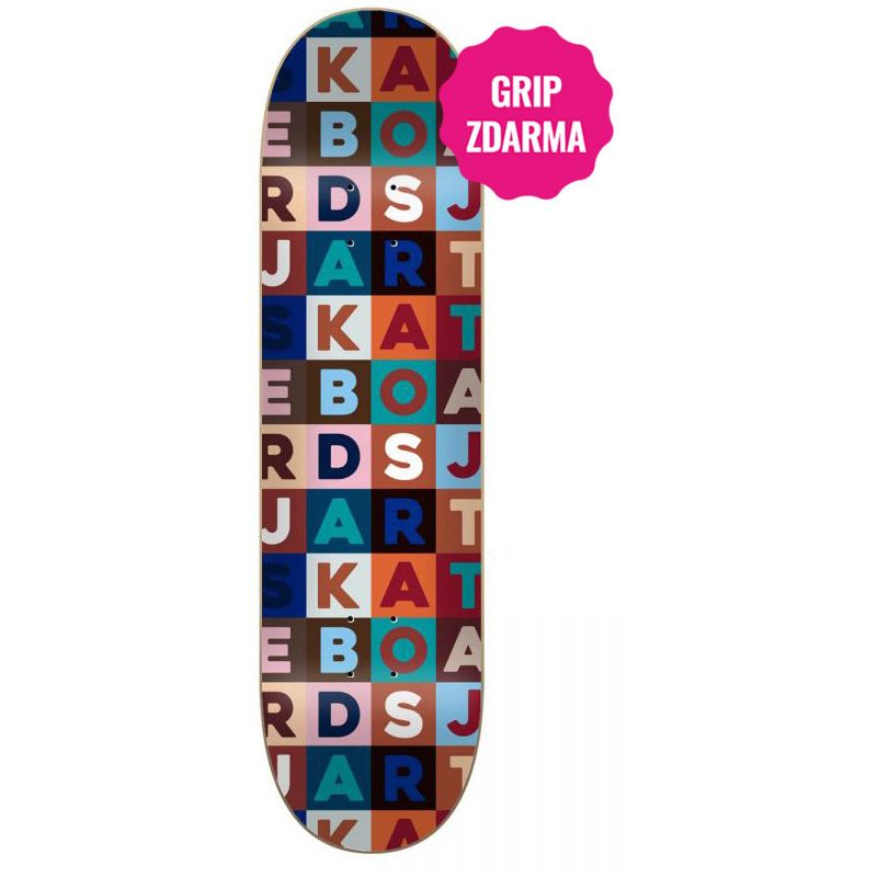 SK8 DESKA JART Scrabble HC - modrá - 8.5