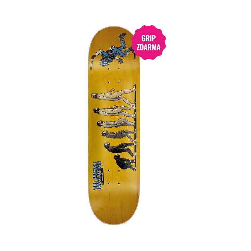 SK8 DESKA JART Involution LC - žlutá - 8.375