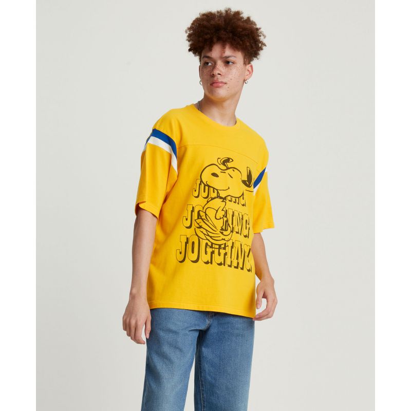 TRIKO LEVIS x PEANUTS FOOTBALL JOGGING S - žlutá - M