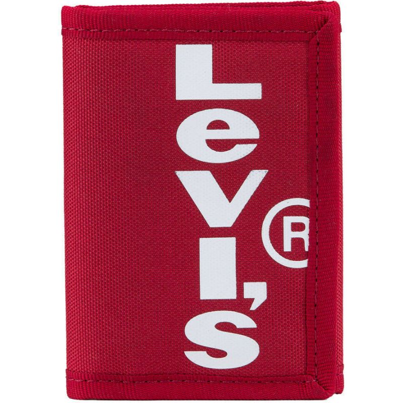 PENĚŽENKA LEVIS OVERSIZED RED TAB TRIFOL - červená