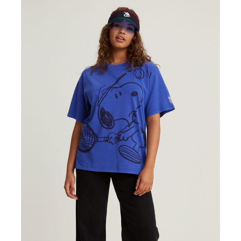 TRIKO LEVIS x PEANUTS SNOOPY SOCCER WMS - modrá - M