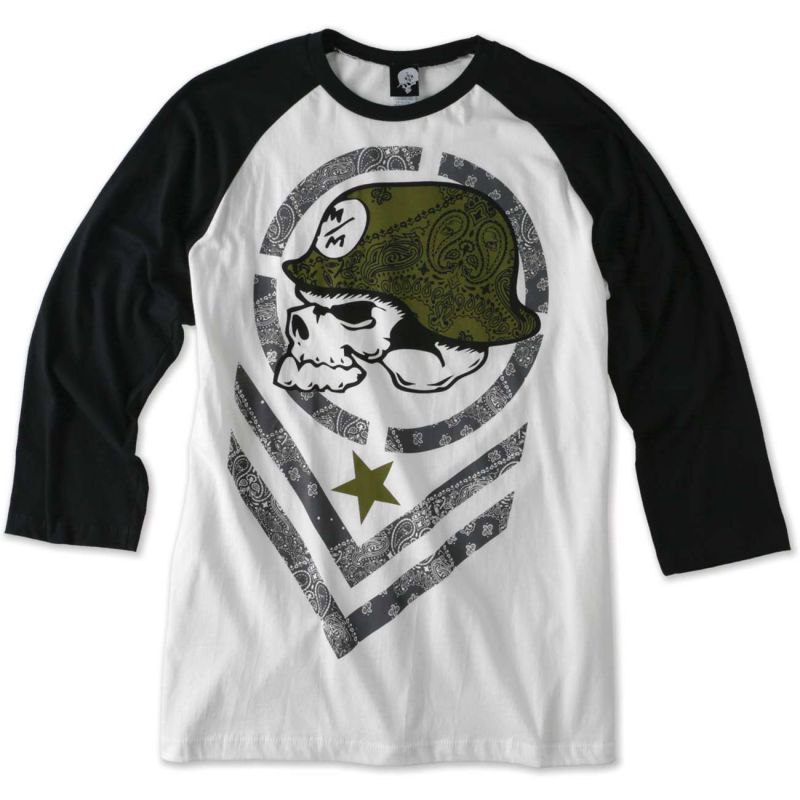 Metal Mulisha hype raglan - bílá - M