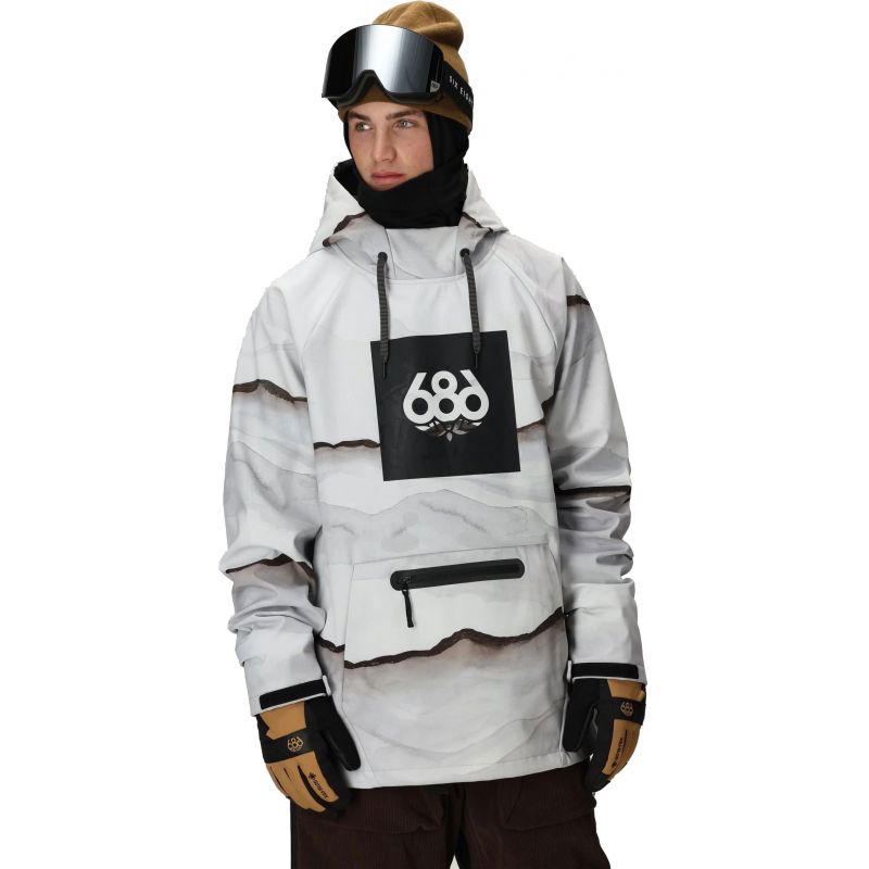 MIKINA 686 Waterproof Hoody - bílá - L