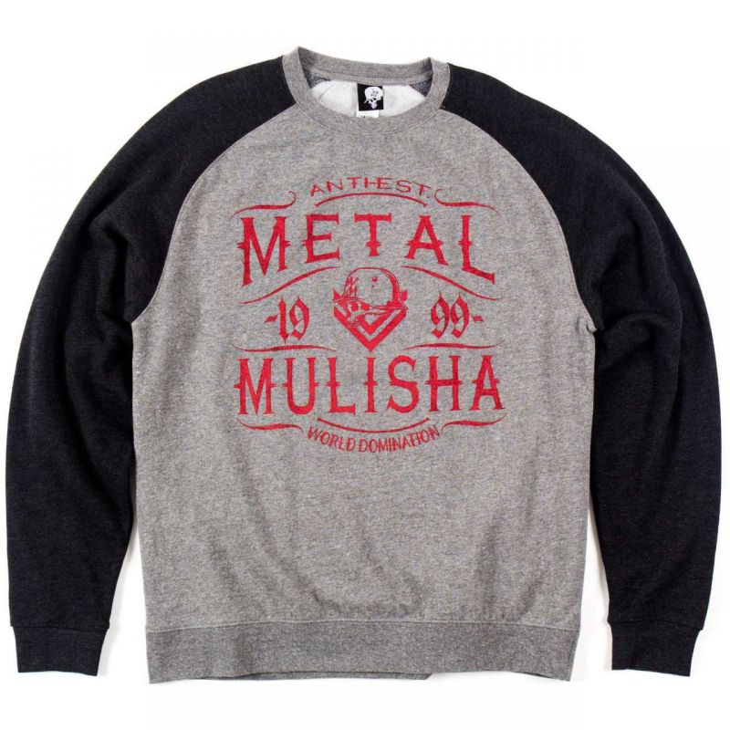 Metal Mulisha scotch - šedá - XL