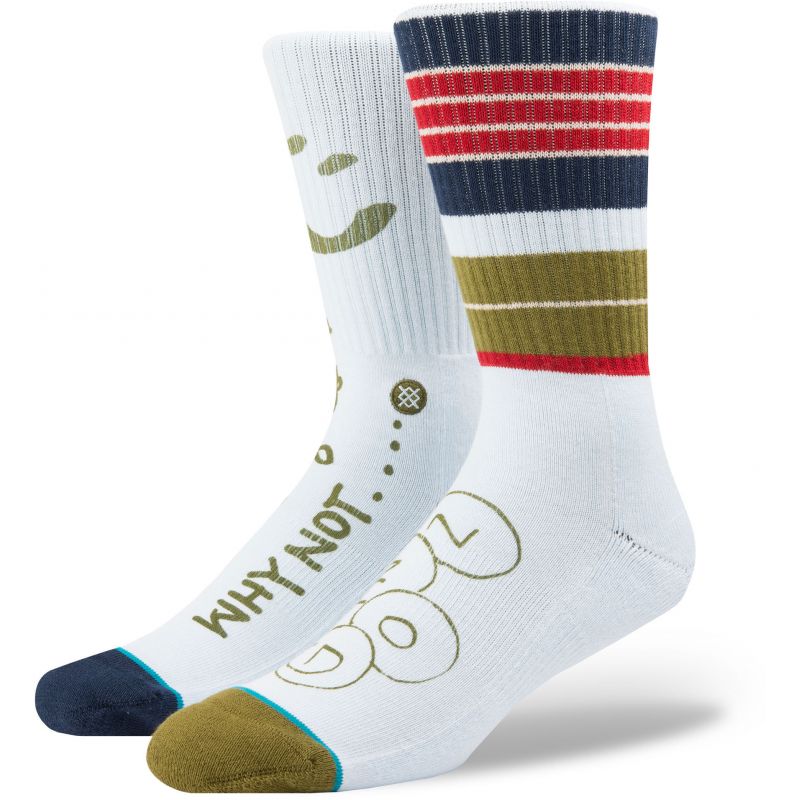 Stance rugby - bílá - L