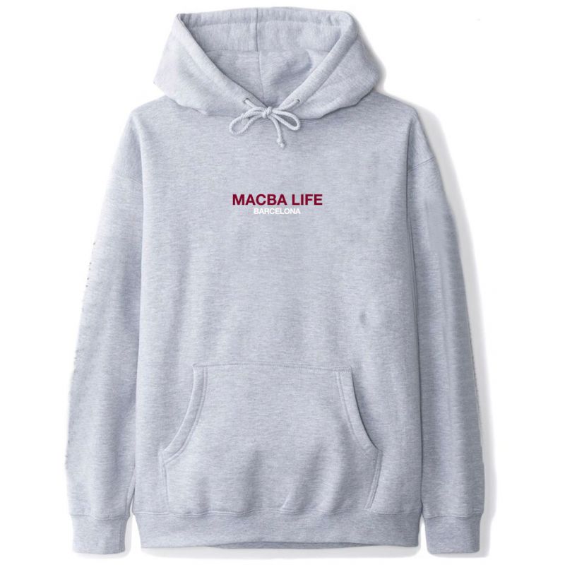 Fotografie MIKINA MACBA LIFE Two Tones Hoodie - šedá - M