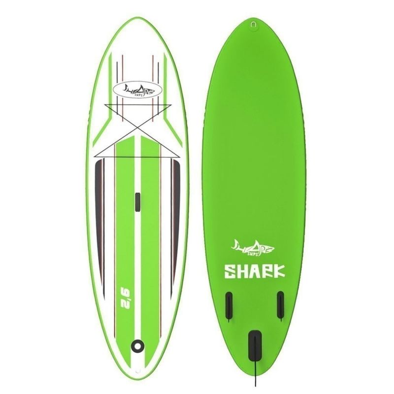 PADDLEBOARD SHARK ALLROUND SURF 9'2''X30''X6'' - zelená