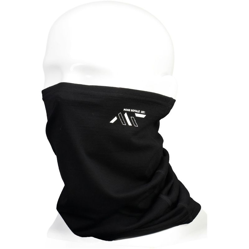 MERINO NÁKRČNÍK DAILY DOSE NECKWARMER BLACK - černá
