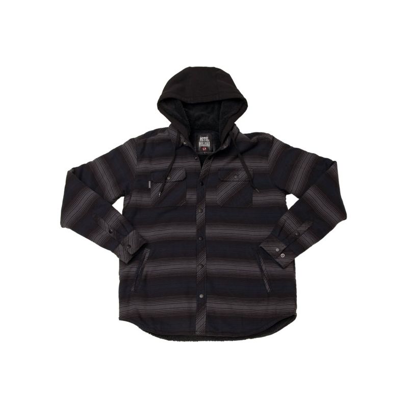 BUNDA METAL MULISHA COMBAT SHERPA FLANNE - černá - M