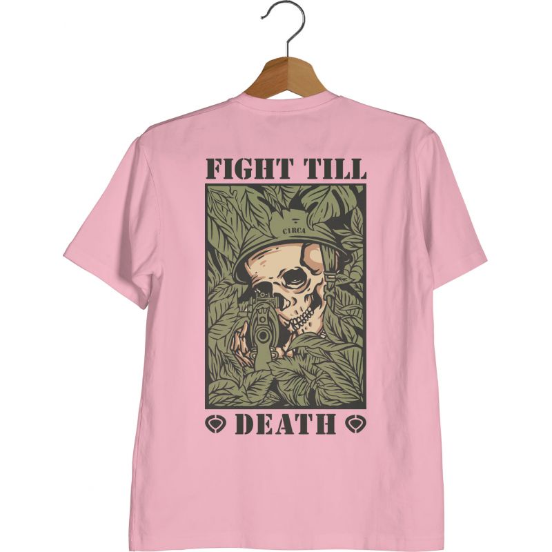 TRIKO C1RCA TILL DEATH - růžová - L