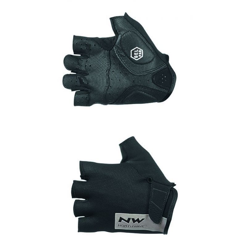 PÁNSKÉ CYKLO RUKAVICE NORTHWAVE BLADE SHORT GLOVES - černá - XXL
