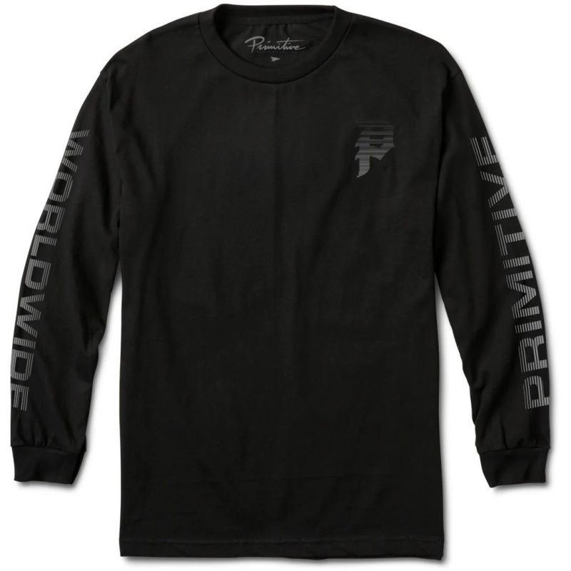 TRIKO PRIMITIVE DIRTY P L/S - černá - XXL