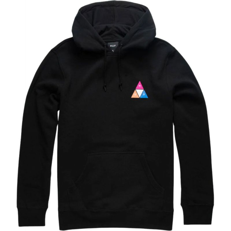 MIKINA HUF PRISM P/O HOODIE - černá - L