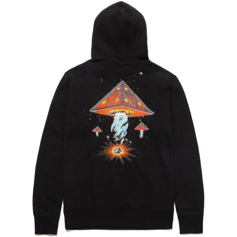 MIKINA HUF DOOMSDAY TT P/O HOODIE - černá - L