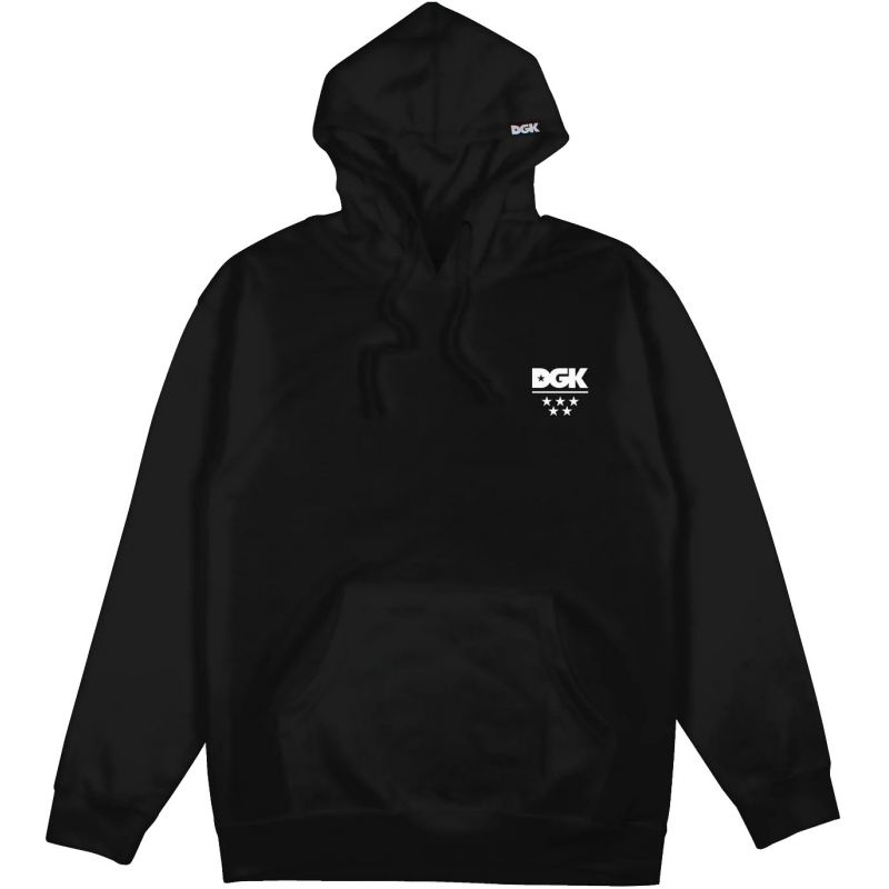Fotografie MIKINA DGK All Star Mini Logo Hooded - černá - XL