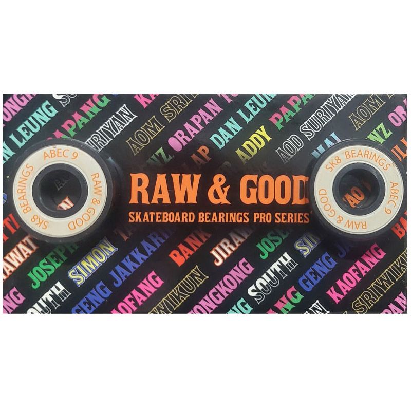 Fotografie SK8 LOŽISKA RAW&GOOD Jirawat Paoin - béžová - ABEC7