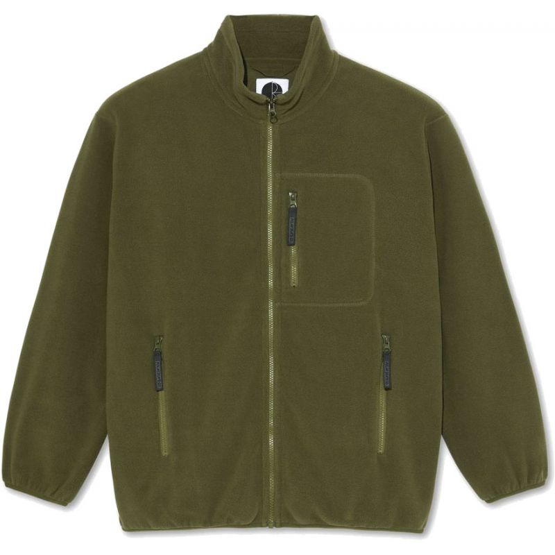 BUNDA POLAR Basic Fleece - zelená - XL