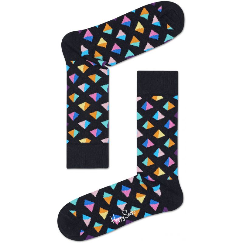 PONOŽKY HAPPY SOCKS PYRAMID - černá - 41/46