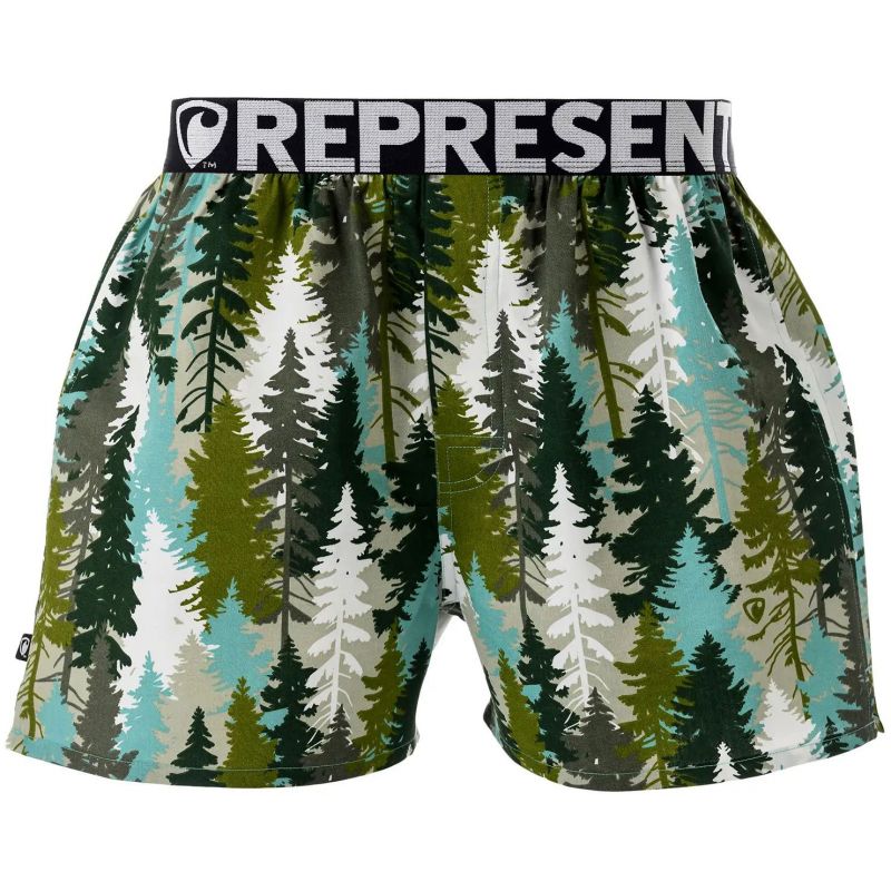 TRENKY REPRESENT EXCL. MIKE FOREST CAMO - zelená - S