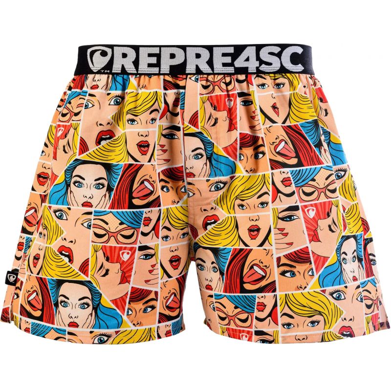 TRENKY REPRESENT EXCL. MIKE POP ART BABE - béžová - L