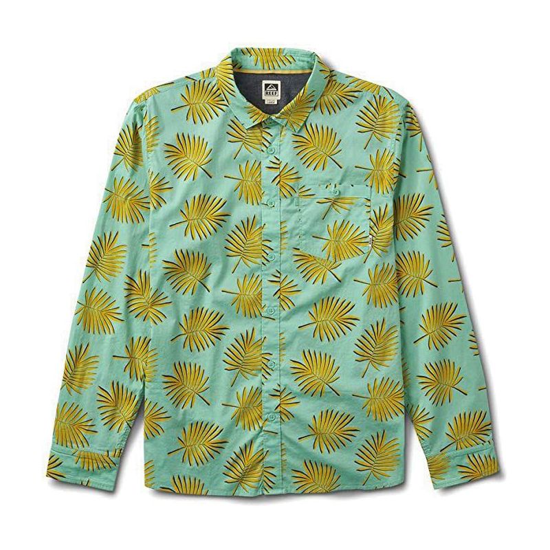 KOŠILE REEF FROND L/S - zelená - M