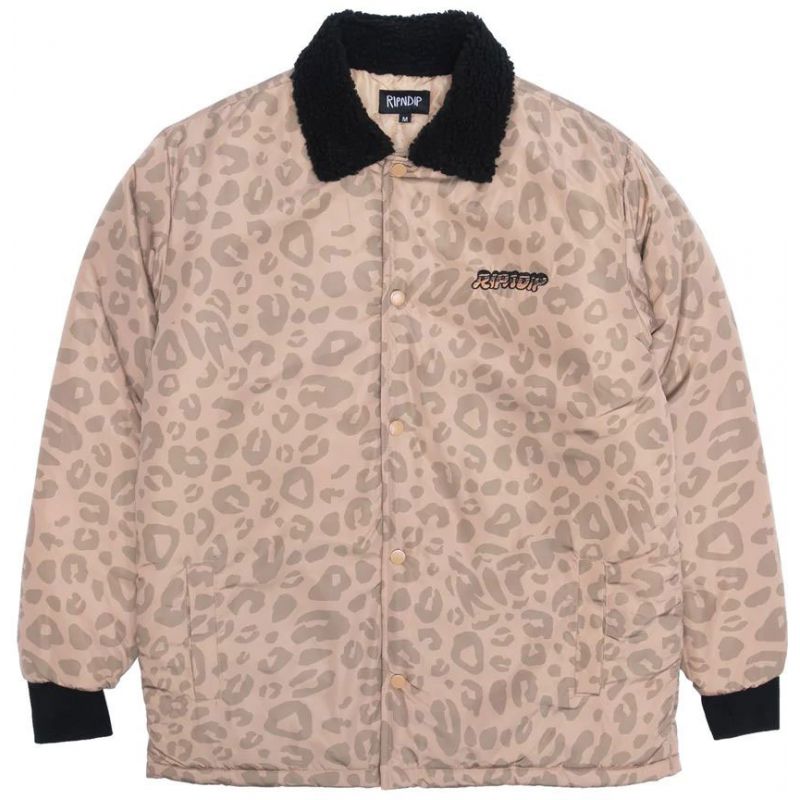 BUNDA RIPNDIP Spotted Button Down - hnědá - L