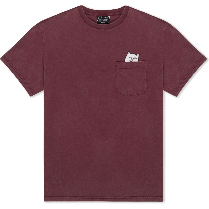 TRIKO RIPNDIP LORD NERMAL POCKET - vínová - L