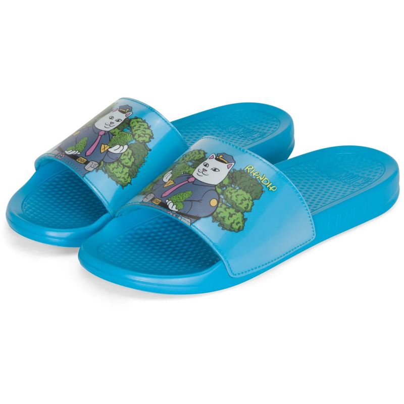 PANTOFLE RINPDIP CONFISCATED - modrá - US 12