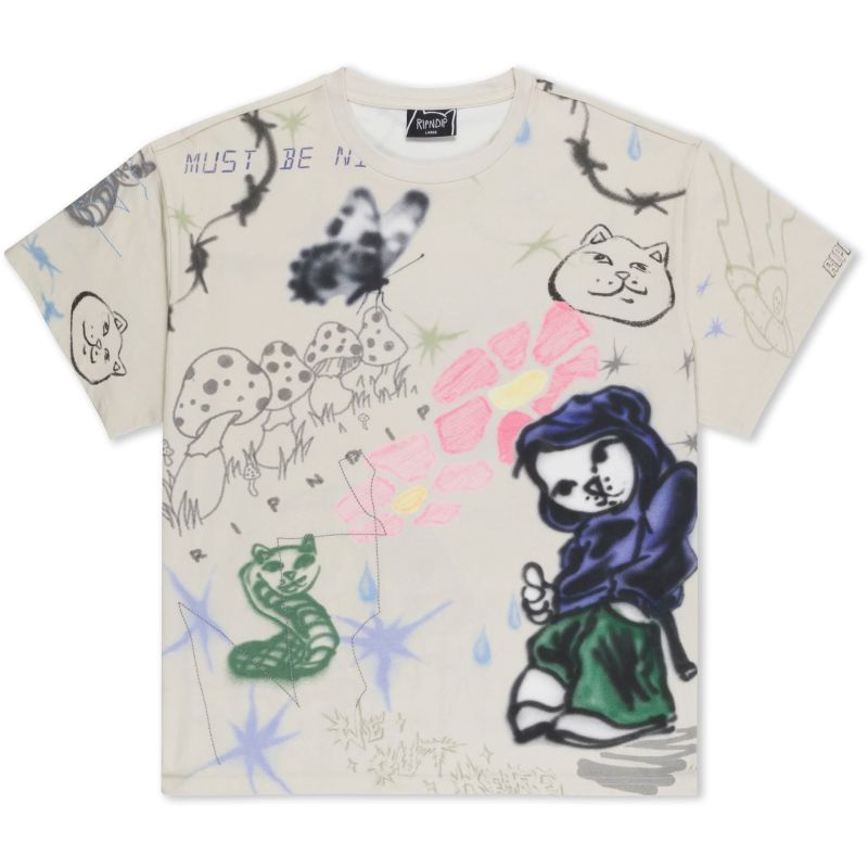 TRIKO RIPNDIP GOOSEBUMPS - bílá - M