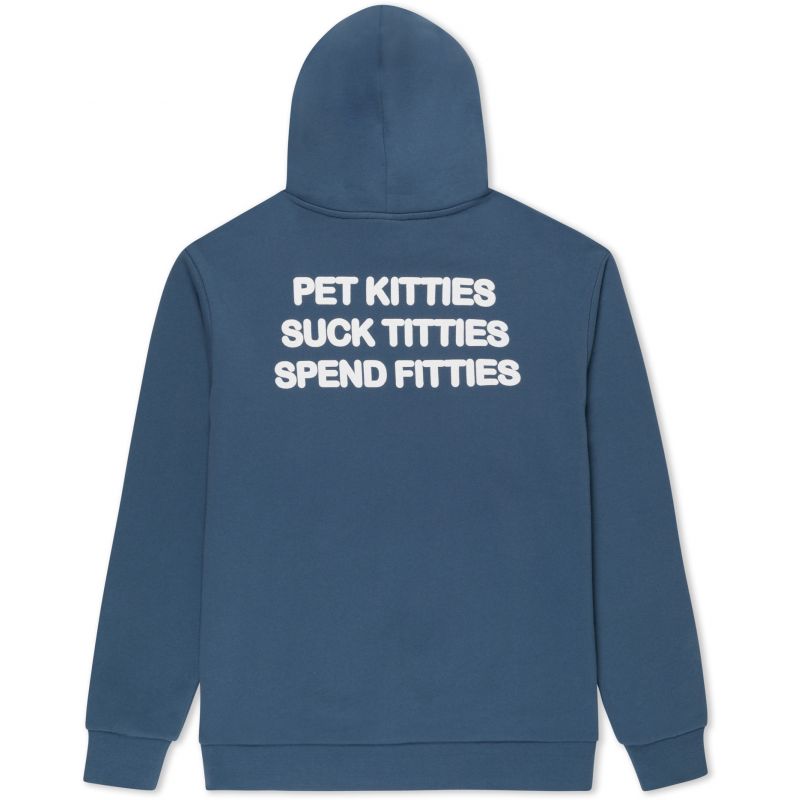 MIKINA RIPNDIP PET KITTIES HOODIE - modrá - L