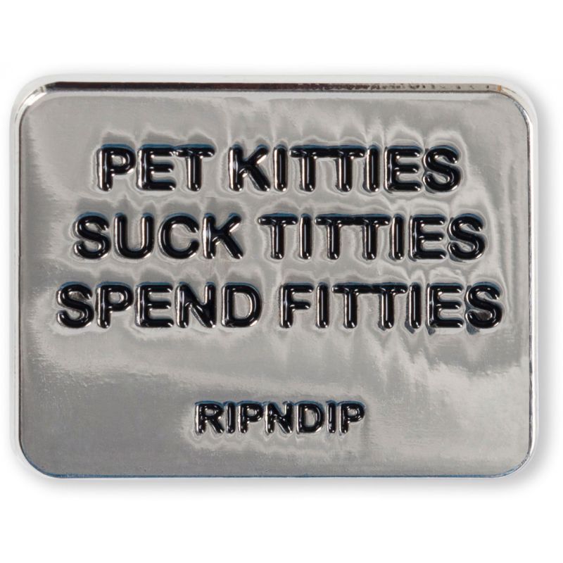 ODZNÁČEK RIPNDIP PET KITTIES - šedá