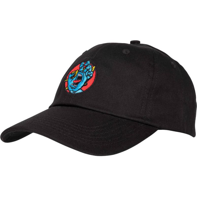 KŠILTOVKA SANTA CRUZ Hand Dot Cap - černá