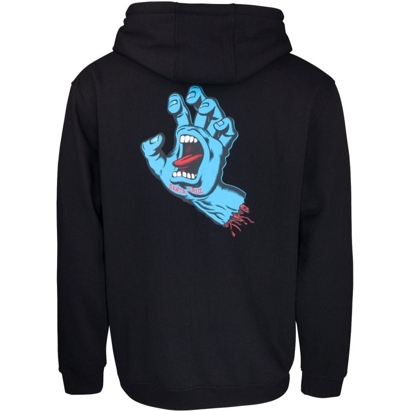 MIKINA SANTA CRUZ Screaming Hand Chest H - černá - L