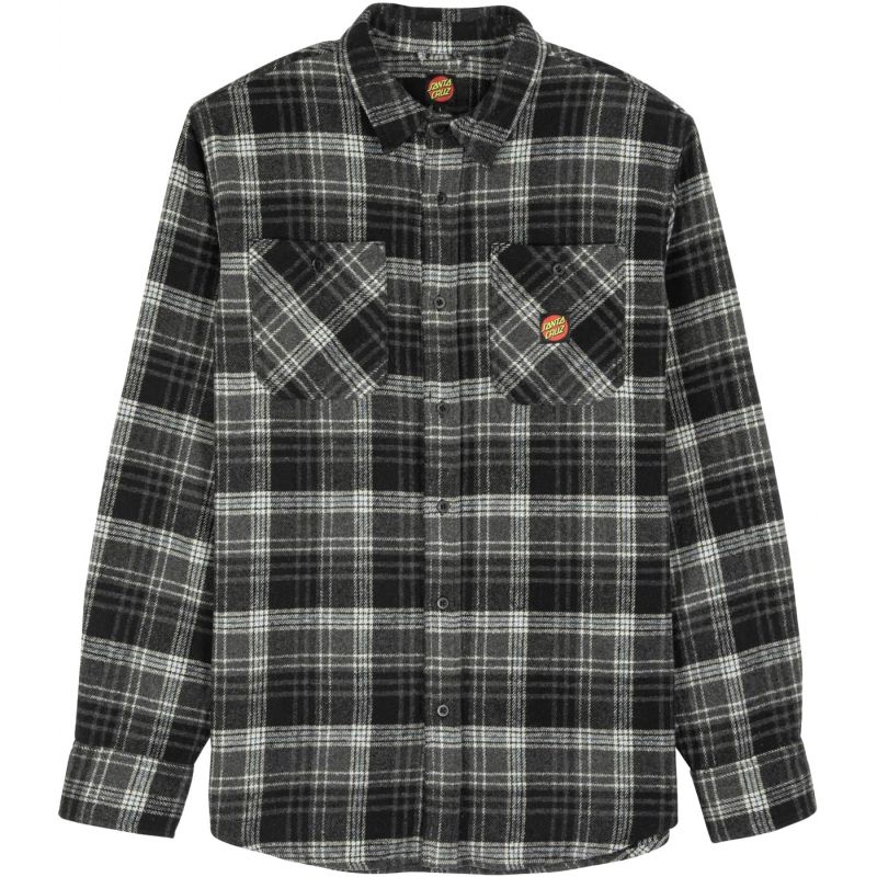 KOŠILE SANTA CRUZ Apex - černá - L