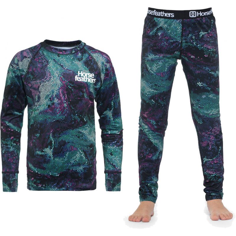 Fotografie TERMO PRÁDLO HORSEFEATHERS MATAR SET YOU - černá - S