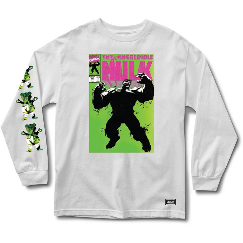 TRIKO GRIZZLY X HULK COVER L/S - bílá - L