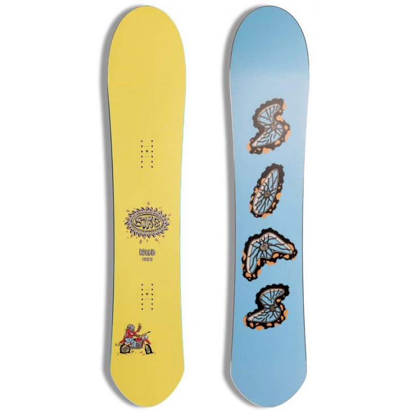 SNOWBOARD SIMS NUB - žlutá - 152