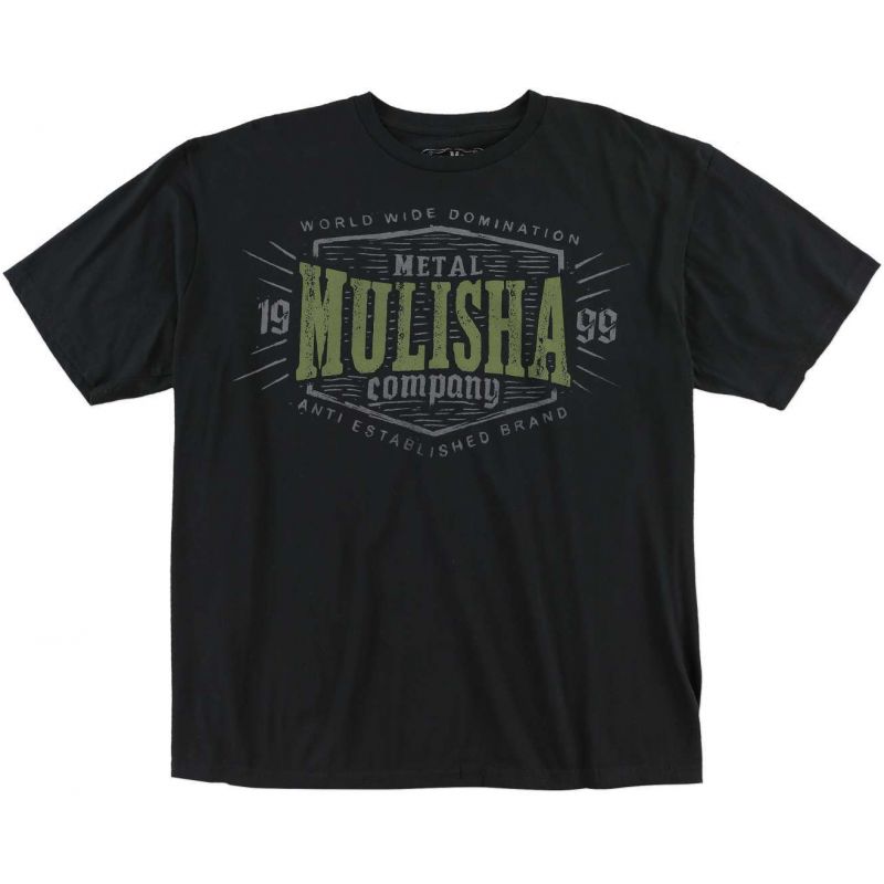 TRIKO METAL MULISHA CARVE - PREMIUM - černá - L